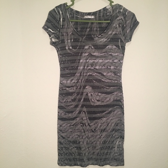 Tops - 50% OFF BUNDLES - Black Gray Bodycon Tunic/Dress